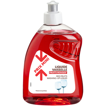 Liquide vaisselle parfum fruits rouges PRIX MINI - flacon 500ml