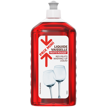 Liquide vaisselle parfum fruits rouges PRIX MINI - flacon 500ml