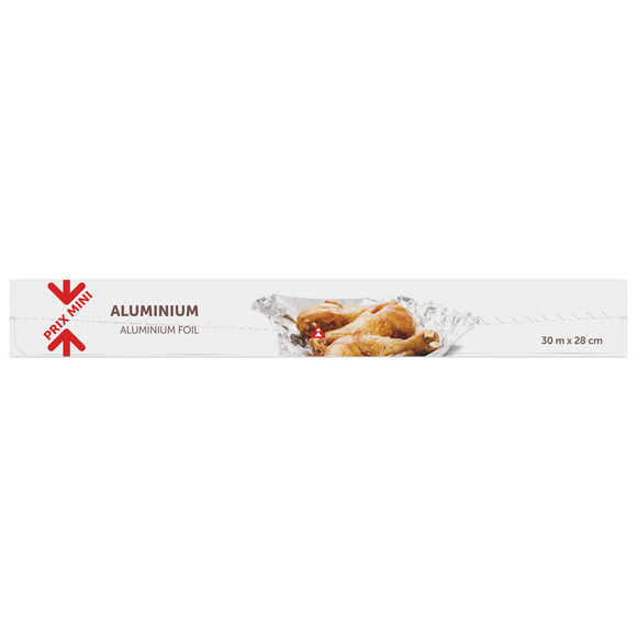 Papier aluminium PRIX MINI - 30m X 28cm