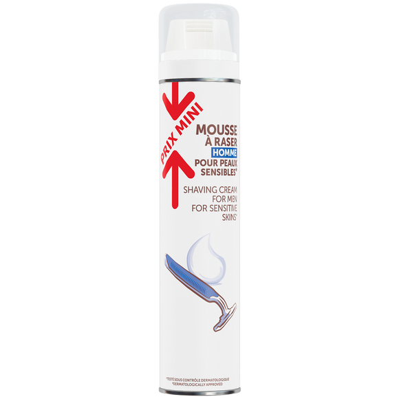 Mousse à raser peaux sensibles PRIX MINI - 300ml