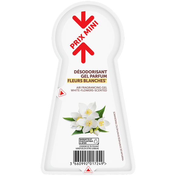 Désodorisant gel fleurs blanches PRIX MINI 1x150g