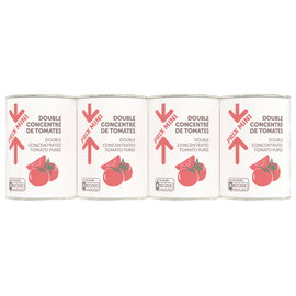 Double concentré de tomates 28% PRIX MINI - 140g, x4