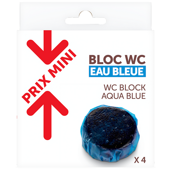 BLOC WC EAU BLEUE 4X50G PXM