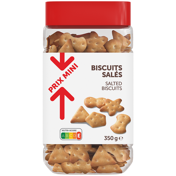 Biscuits salés PRIX MINI, tubo 350g