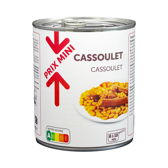 Cassoulet PRIX MINI boîte 4/4 840g