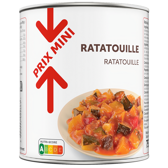 Ratatouille PRIX MINI boîte 750g