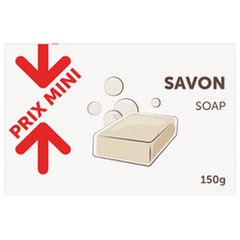 Pain de savon PRIX MINI 150g