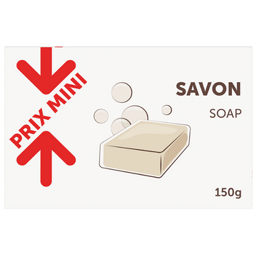 Pain de savon PRIX MINI 150g