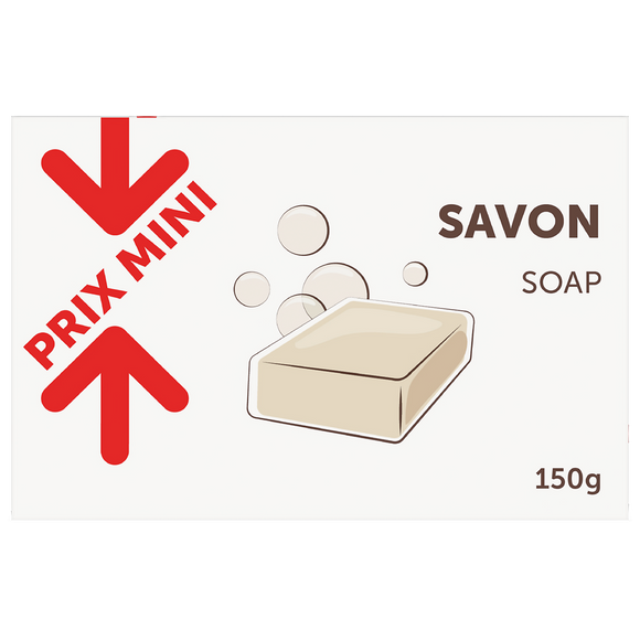 Pain de savon PRIX MINI 150g