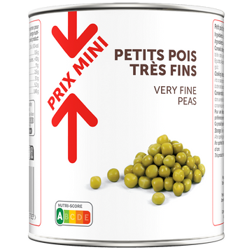 Pois très fins PRIX MINI 560g