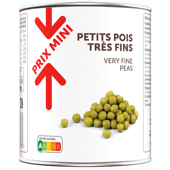 Pois très fins PRIX MINI 560g