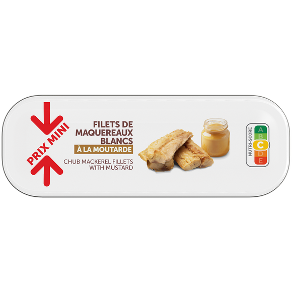 Filets de Maquereaux Sauce Moutarde PPX 1/4 169g