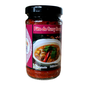 Pâte de curry rouge THAÏ EXPERT, 110g