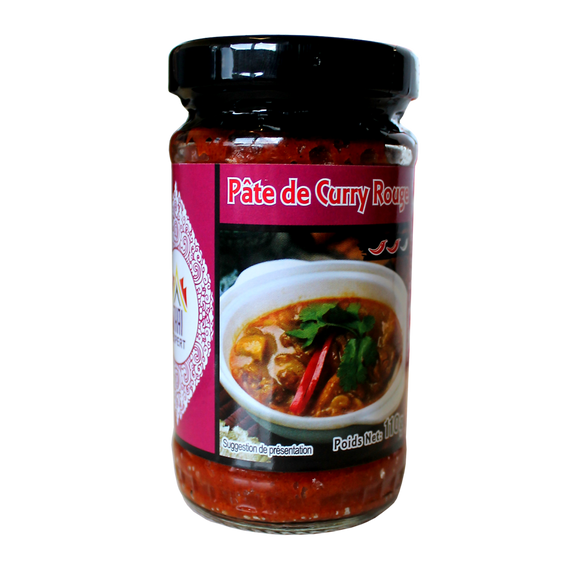 Pâte de curry rouge THAÏ EXPERT, 110g