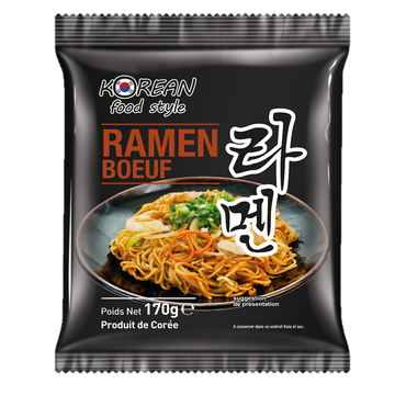 Nouilles ramen boeuf, KOREAN FOOD STYLE, 170g