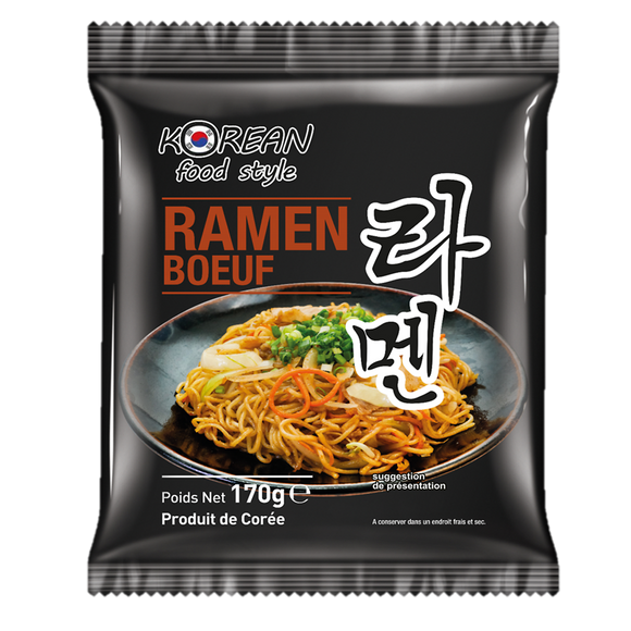 Nouilles ramen boeuf, KOREAN FOOD STYLE, 170g