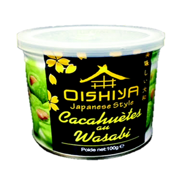 Cacahuètes au wasabi OISHIYA, 100g
