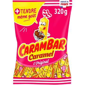 Bonbons Caramel CARAMBAR - Sachet de 320g