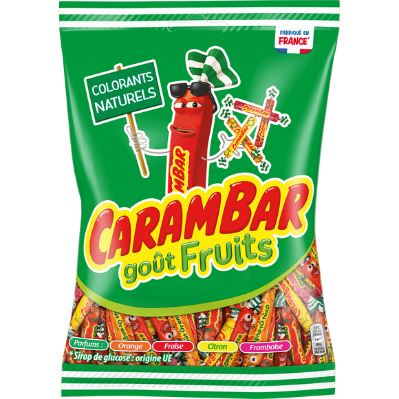Bonbons Fruits CARAMBAR - Sachet de 320g