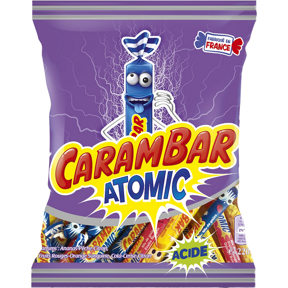 Bonbons Atomic CARAMBAR - Sachet de 220g