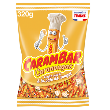 Bonbons Caranougat CARAMBAR - Sachet de 320g