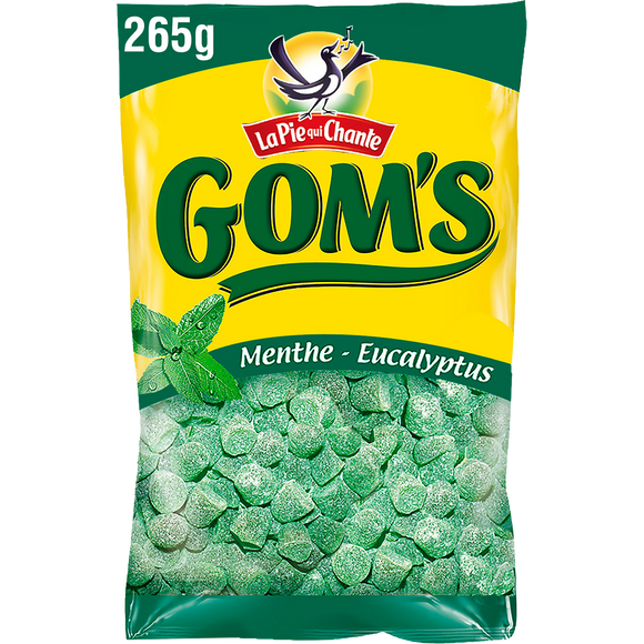 Bonbons Gom's Fraîcheur LA PIE QUI CHANTE - Sachet de 265g