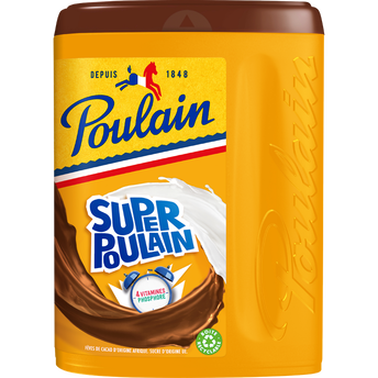 Chocolat en Poudre Super Poulain POULAIN - Boîte de 1kg