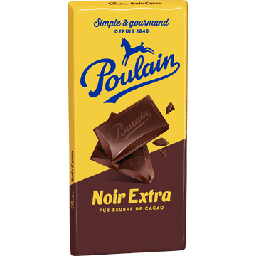 Tablette Chocolat Noir Extra POULAIN - 200g