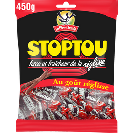 Bonbons Stoptou au réglisse LA PIE QUI CHANTE - Sachet de 450g