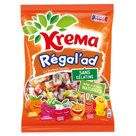 Bonbons Regal'Ad Assortiment fruits KREMA - Sachet de 590g