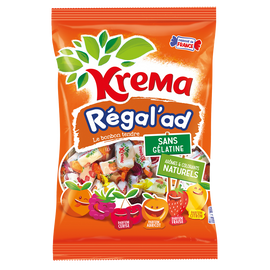 Bonbons Regal'Ad Assortiment fruits KREMA - Sachet de 360g