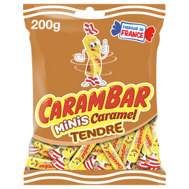Bonbons Caramel Mini Tendre CARAMBAR - Sachet de 200g
