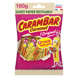 Bonbons Caramel CARAMBAR - Sachet recyclable de 180g