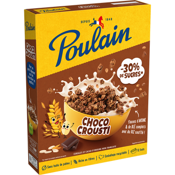 Céréales Choco Crousti POULAIN - 375g
