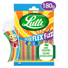Bonbons Maxiflex fizz colors LUTTI, sachet 180g