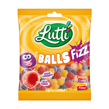 LUTTI balls fizz sachet 180G