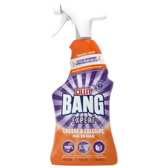 Nettoyant bang pistolet crasse&calcaire CILLIT BANG 750ml