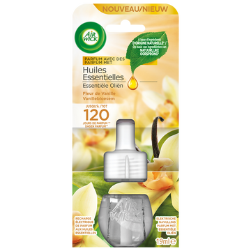 Recharge électrique vanille ingrédients d'origine naturelle AIR WICK 19ml