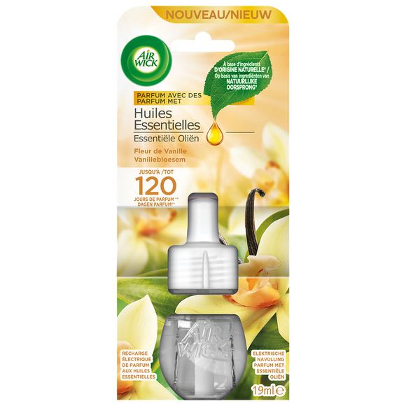Recharge électrique vanille ingrédients d'origine naturelle AIR WICK 19ml