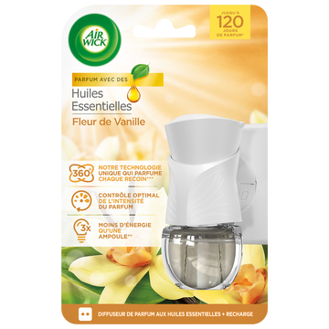 Désodorisant Diffuseur électrique vanille ingrédients d'origine naturelle AIR WICK19ml