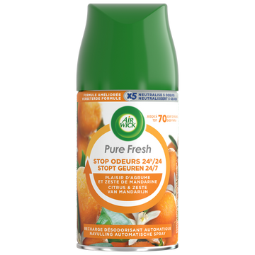 Recharge pour diffuseur Freshmatic AIR WICK pur Fresh agrumes 250ml