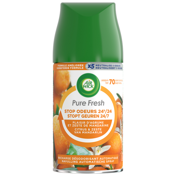 Recharge pour diffuseur Freshmatic AIR WICK pur Fresh agrumes 250ml