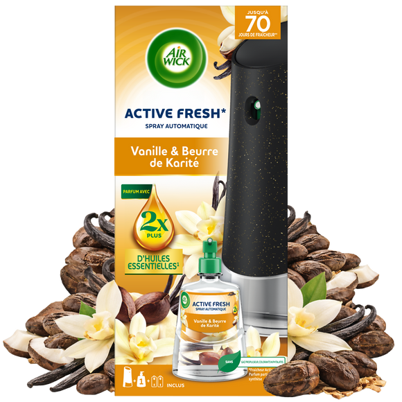 Désodorisant Spray automatique sans gaz active fresh vanille /chevrefeuille AIR WICK