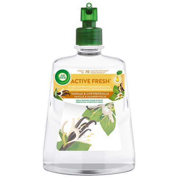 Recharge spray automatique sans gaz active fresh vanille AIR WICK