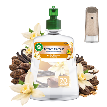 Désodorisant Recharge spray automatique sans gaz active fresh vanilleAIR WICK