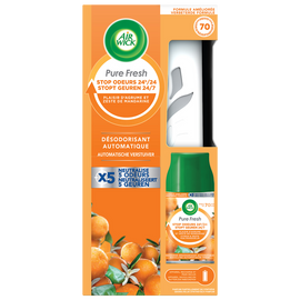 Air Wick Kit Désodorisant automatique Pure Fresh Plaisir d'agrume 250ml