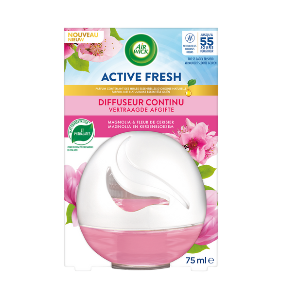 Désod.Active Fresh Magnolia et Flr.de Cerisier A/WICK 75ml
