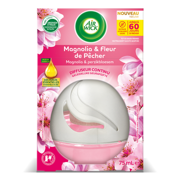 Diffuseur AIR WICK Continu Magnolia & Fleur de Pêcher 75mL