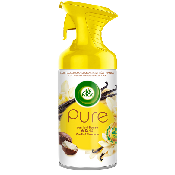 Aérosol AIR WICK Pure HE Vanille & Beurre de Karité 250mL