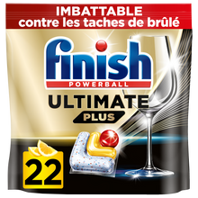 Capsules lave-vaisselle FINISH Ultimate Plus Citron x22